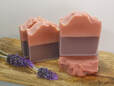 Natural Handmade Soap - Lavender & Pink Clay